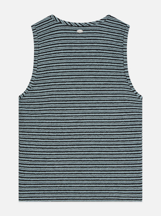 Dim Gray גופיה לנשים Stripe V-Neck SCOTCH & SODA