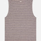 Rosy Brown גופיה לנשים Stripe V-Neck SCOTCH & SODA