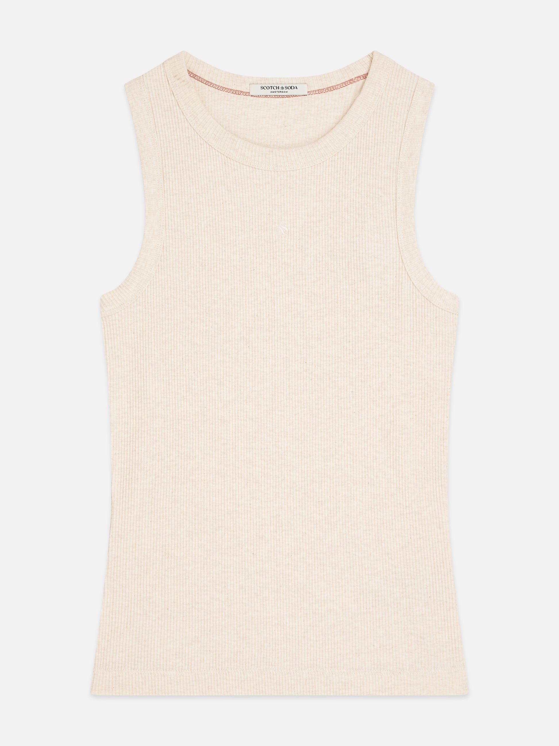 Antique White גופיה לנשים Rib Racer SCOTCH & SODA