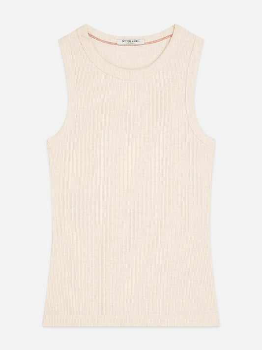 Antique White גופיה לנשים Rib Racer SCOTCH & SODA