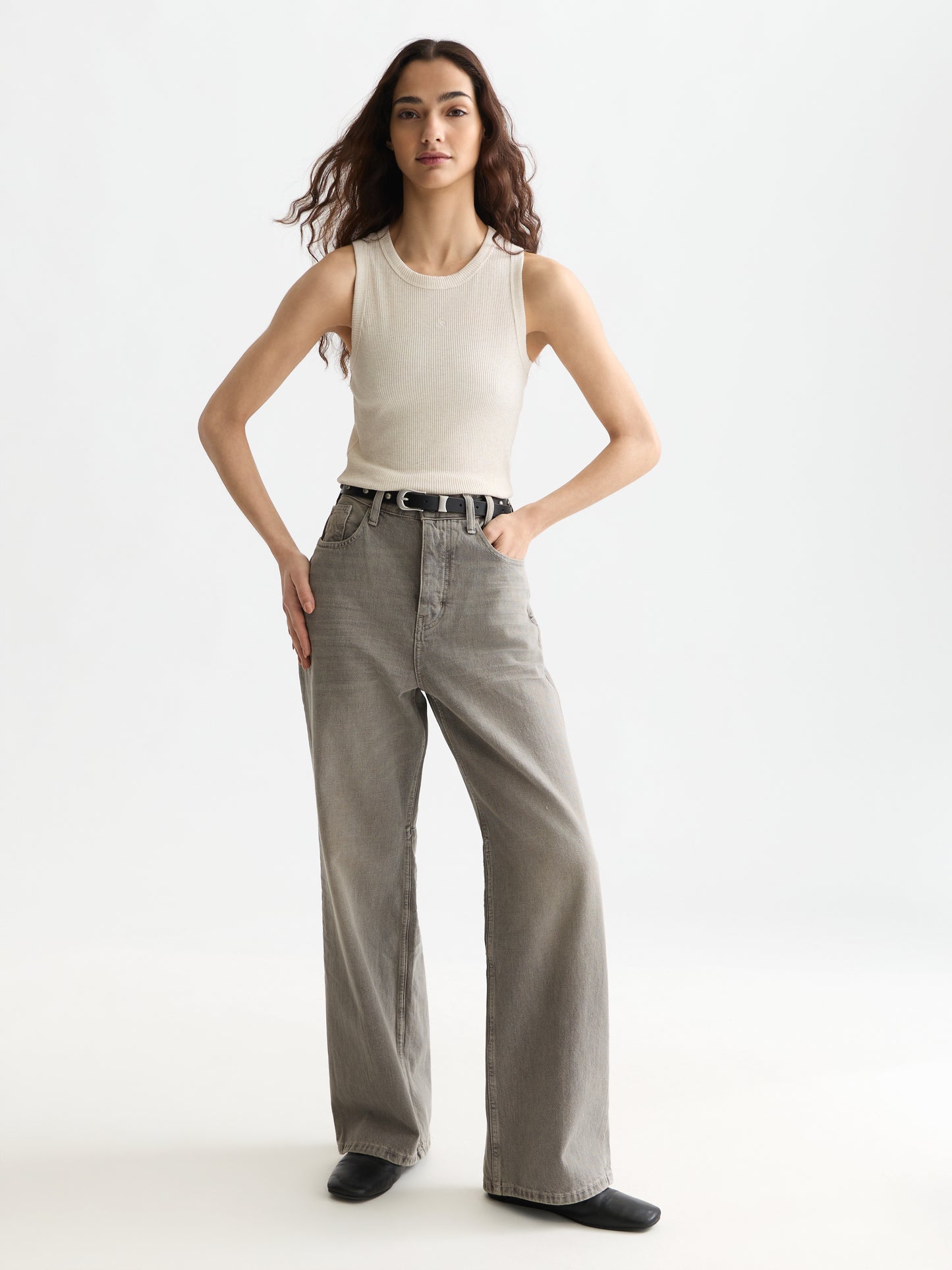 White Smoke גופיה לנשים Rib Racer SCOTCH & SODA