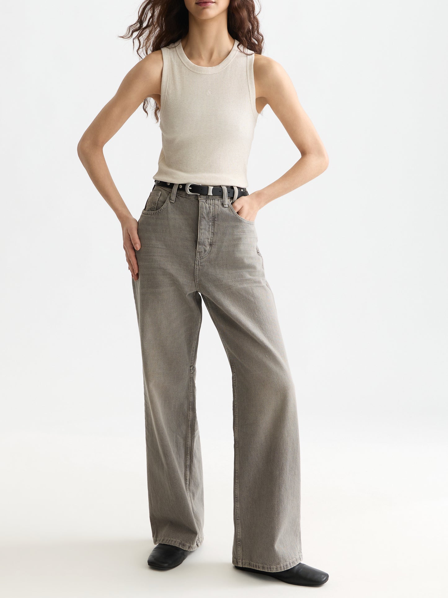 White Smoke גופיה לנשים Rib Racer SCOTCH & SODA