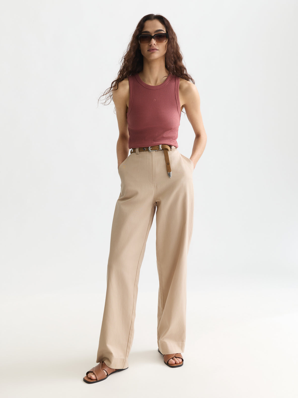 Lavender גופיה לנשים Rib Racer SCOTCH & SODA