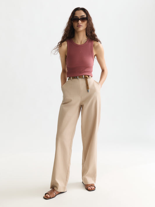 Lavender גופיה לנשים Rib Racer SCOTCH & SODA