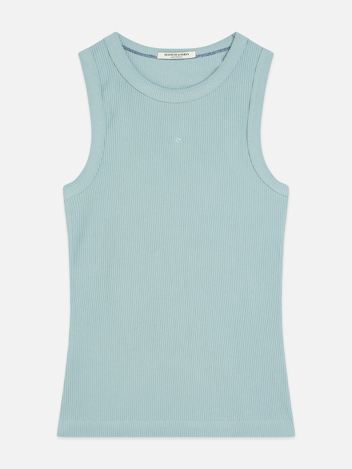 Light Steel Blue גופיה לנשים Rib Racer SCOTCH & SODA