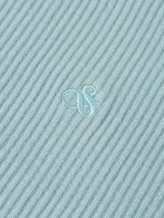 Light Steel Blue גופיה לנשים Rib Racer SCOTCH & SODA