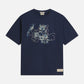 Dark Slate Gray טי שירט קצרה לנשים Embroidered Detail SCOTCH & SODA