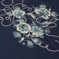Dark Slate Gray טי שירט קצרה לנשים Embroidered Detail SCOTCH & SODA