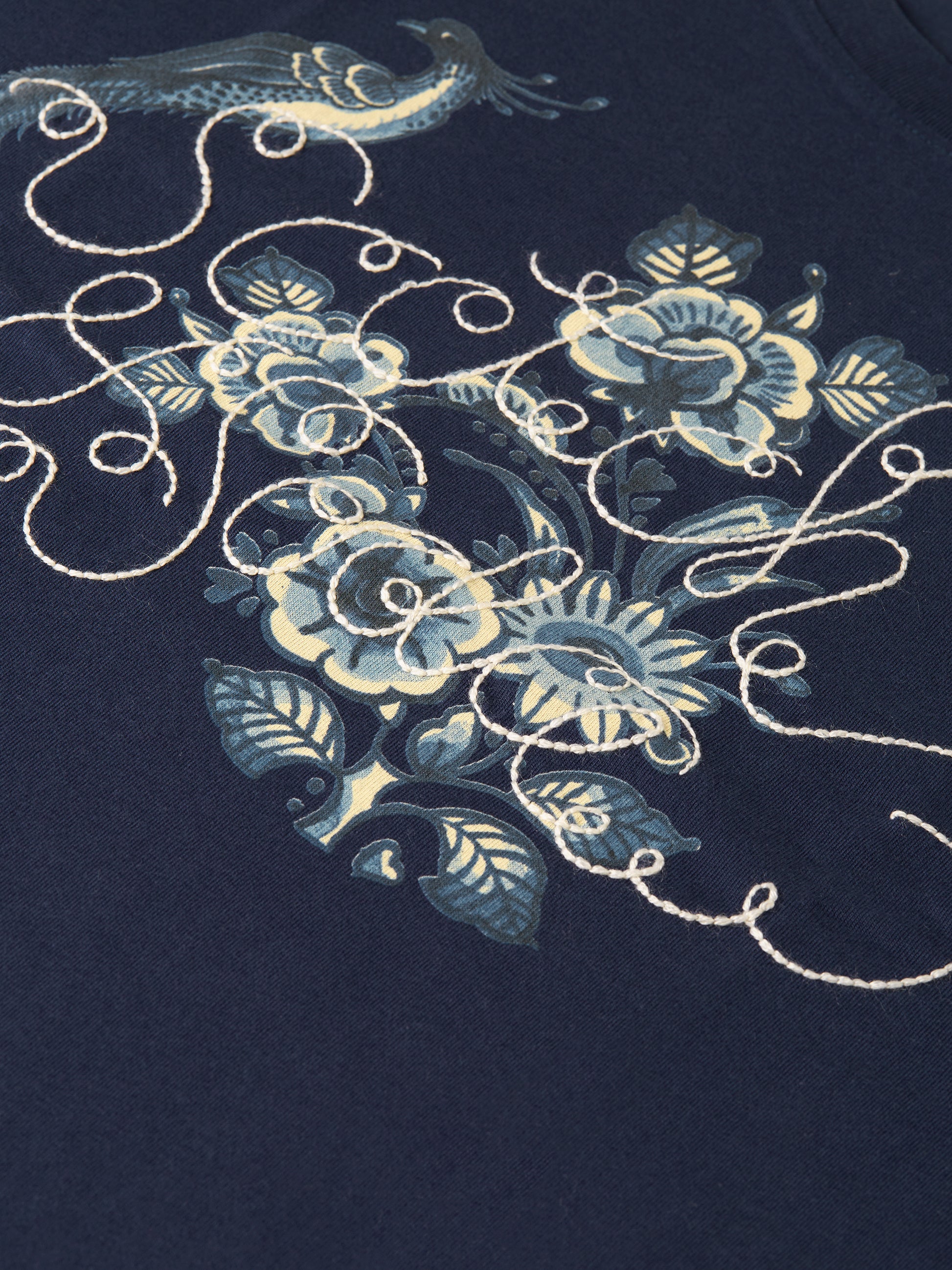 Dark Slate Gray טי שירט קצרה לנשים Embroidered Detail SCOTCH & SODA
