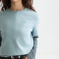 Slate Gray טי שירט קצרה לנשים Embroidered Logo SCOTCH & SODA