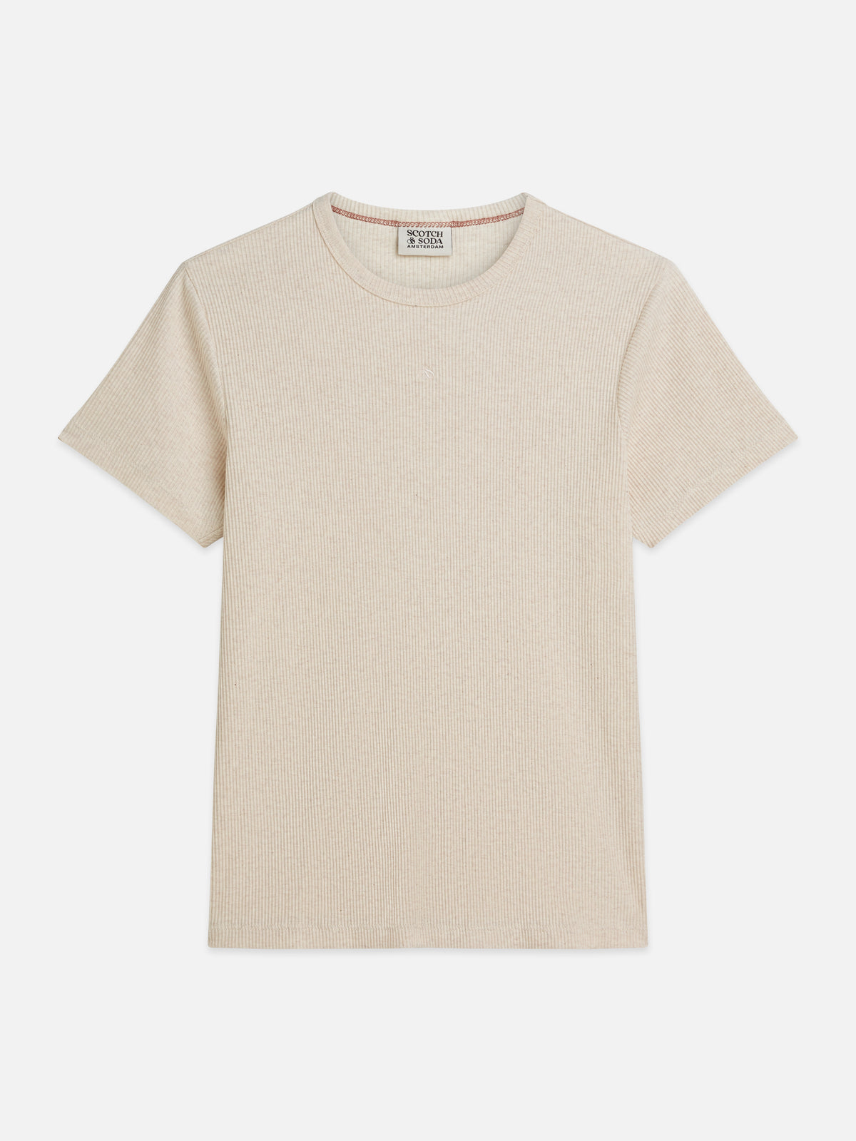 Gray טי שירט קצרה לנשים Rib SCOTCH & SODA