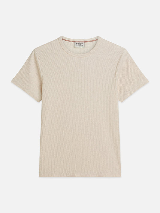 Gray טי שירט קצרה לנשים Rib SCOTCH & SODA