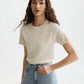 Lavender טי שירט קצרה לנשים Rib SCOTCH & SODA