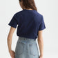 Lavender טי שירט קצרה לנשים Rib SCOTCH & SODA