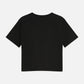 Black טי שירט קצרה לנשים Key Hole Sleeves SCOTCH & SODA