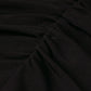 Black טי שירט קצרה לנשים Ruched SCOTCH & SODA