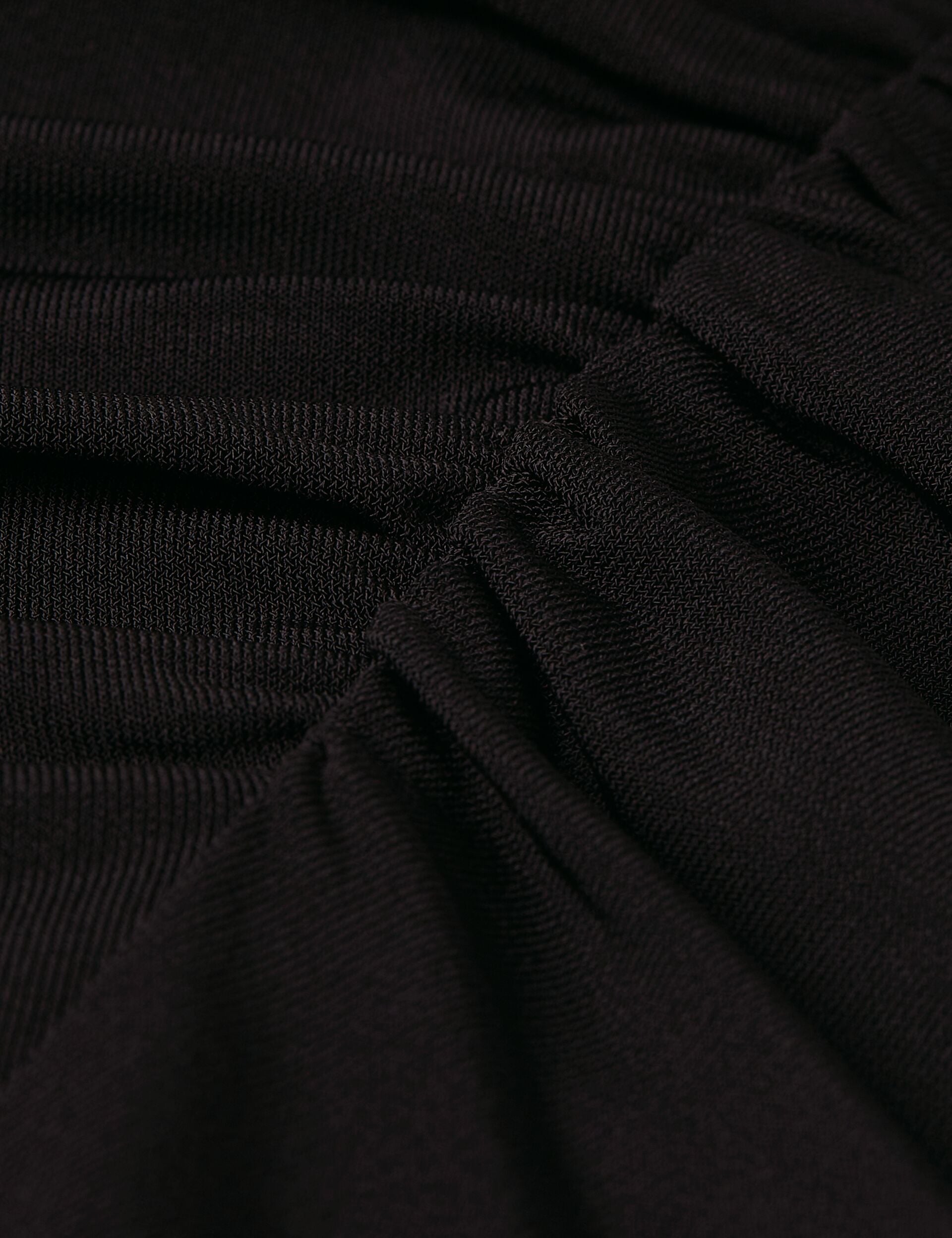 Black טי שירט קצרה לנשים Ruched SCOTCH & SODA