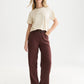 White Smoke טי שירט קצרה לנשים Chest Embroidery SCOTCH & SODA