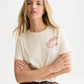 White Smoke טי שירט קצרה לנשים Front And Back Artwork SCOTCH & SODA