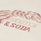 Light Gray טי שירט קצרה לנשים Front And Back Artwork SCOTCH & SODA
