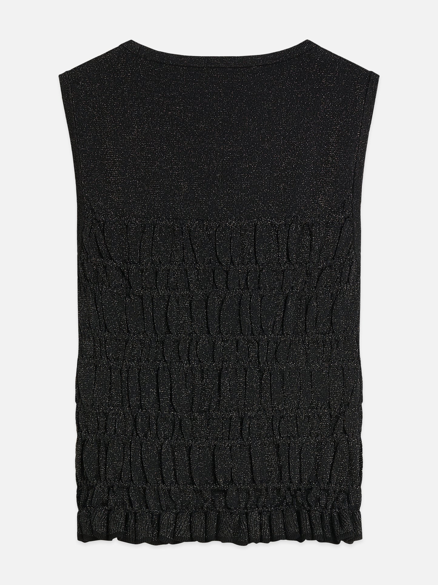 Black גופיה לנשים Smock Stitch SCOTCH & SODA