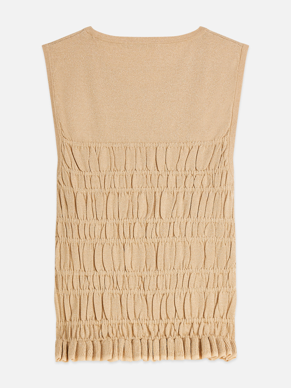 Tan גופיה לנשים Smock Stitch SCOTCH & SODA