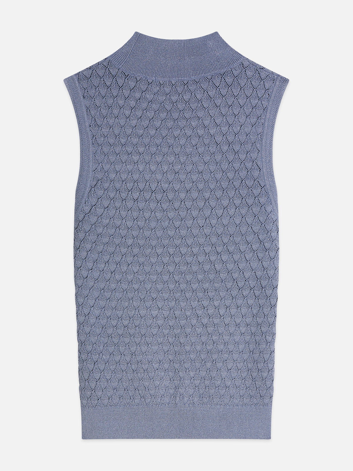 Light Slate Gray גופיה לנשים Pointelle Metallic SCOTCH & SODA