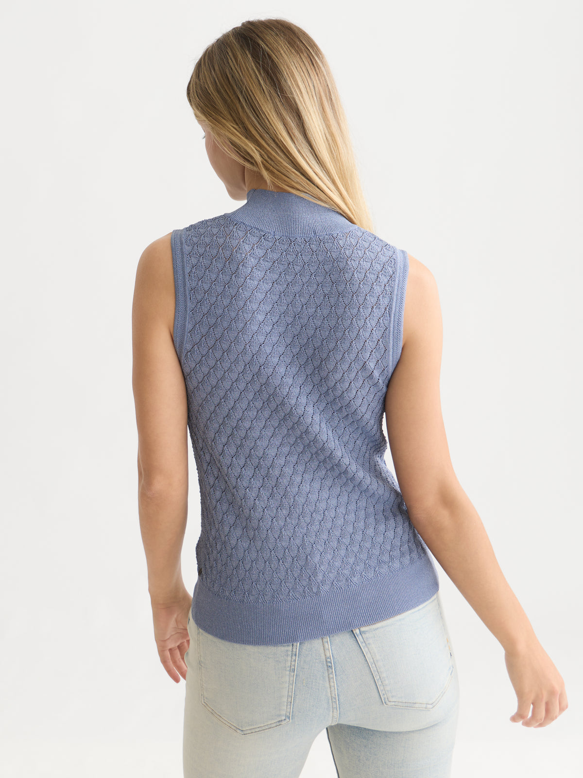 Lavender גופיה לנשים Pointelle Metallic SCOTCH & SODA