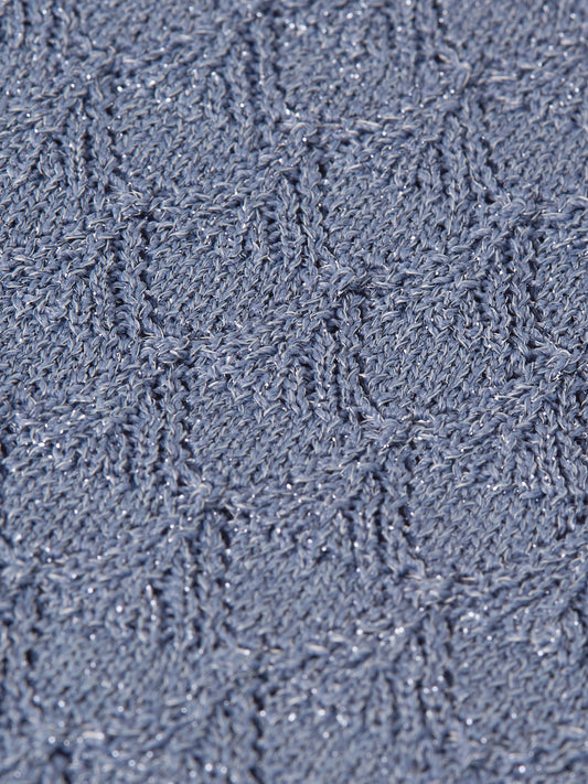 Slate Gray גופיה לנשים Pointelle Metallic SCOTCH & SODA
