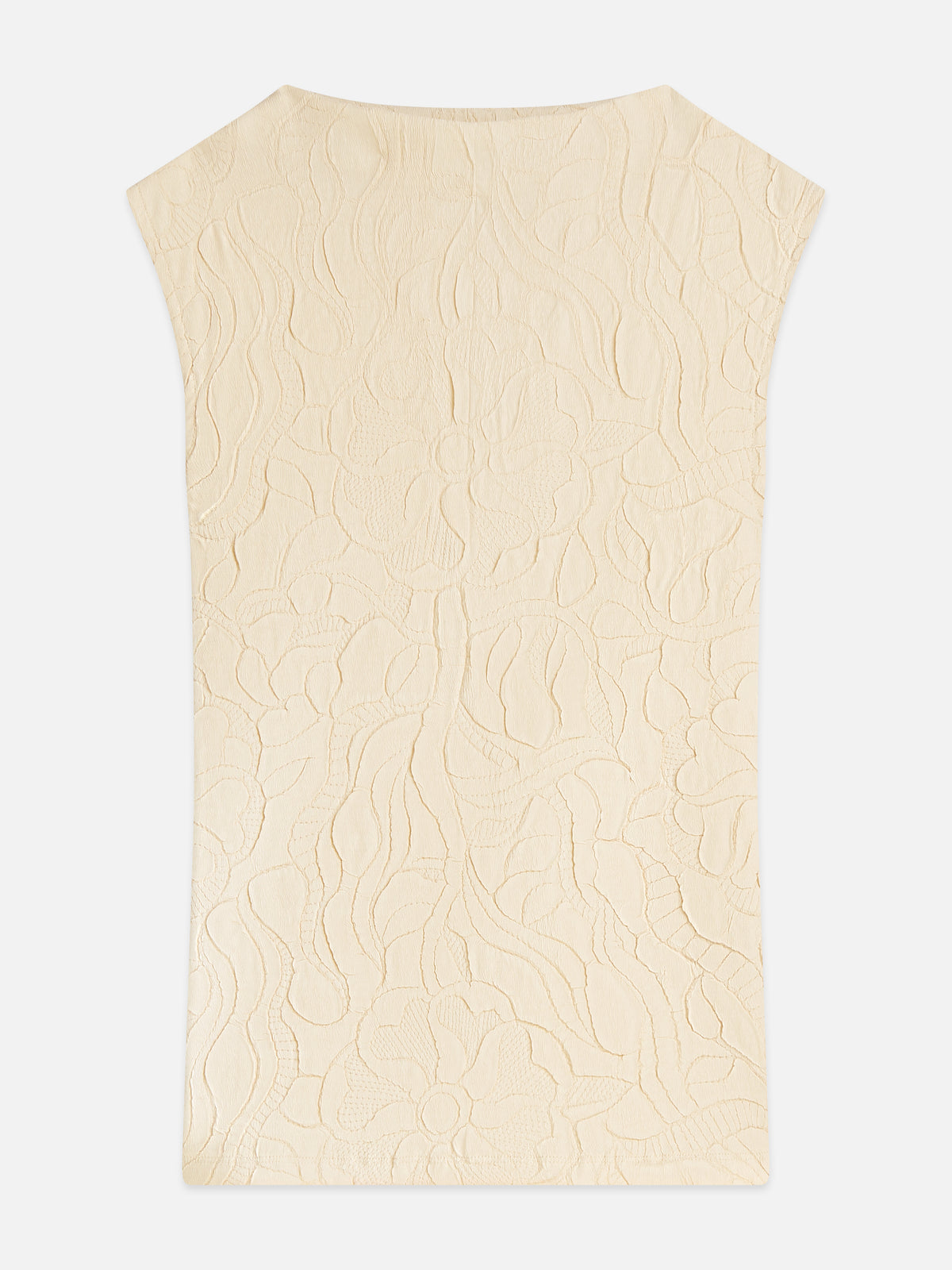 Light Gray גופיה לנשים Embossed Pleat SCOTCH & SODA