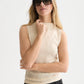 Misty Rose גופיה לנשים Embossed Pleat SCOTCH & SODA