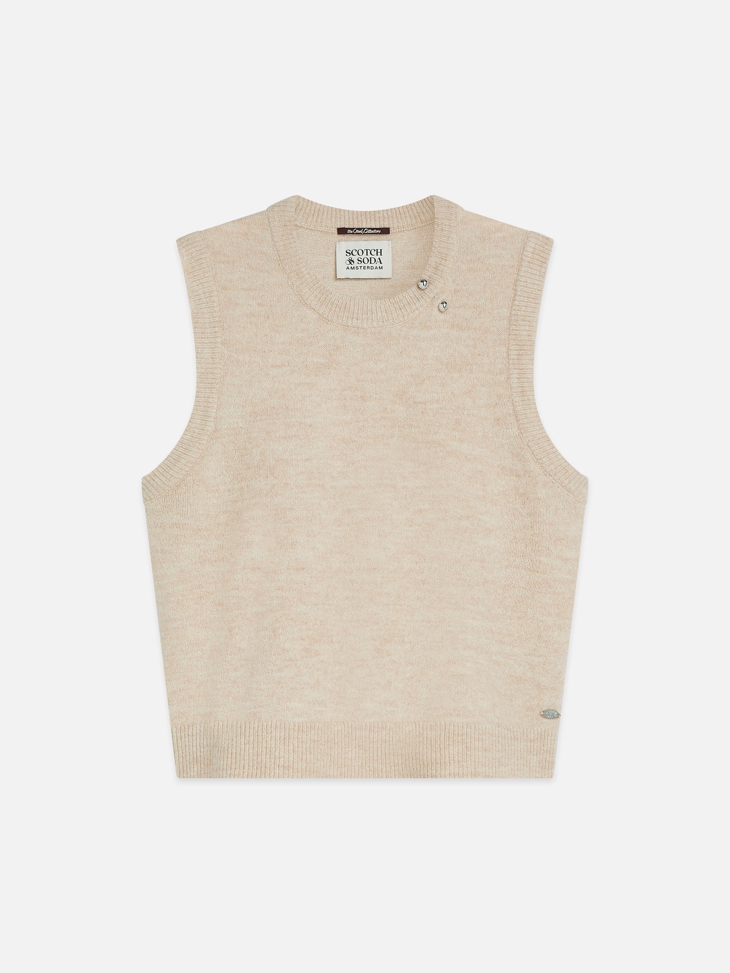 Gray ווסט לנשים Hardware Detail SCOTCH & SODA
