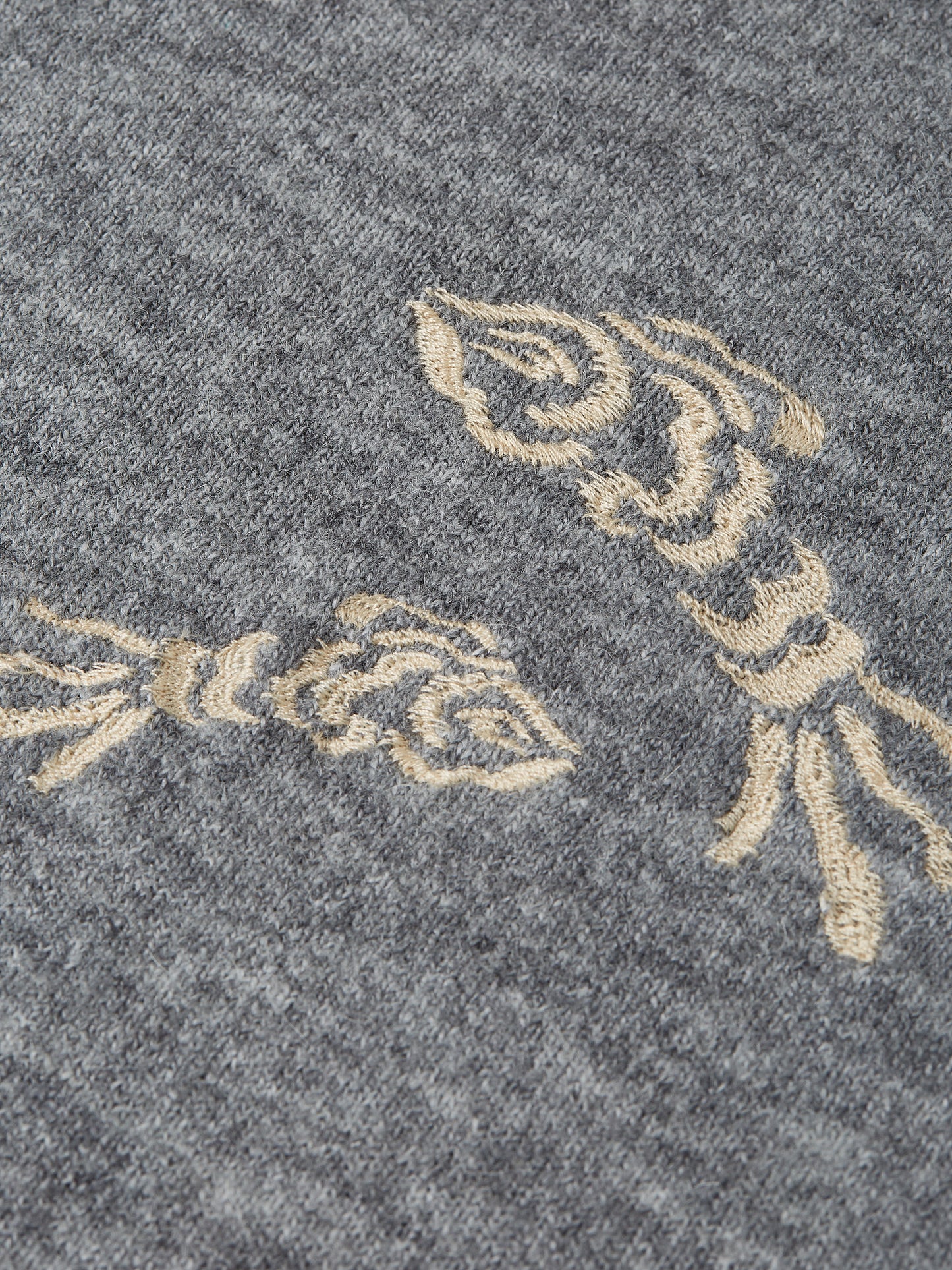 Dim Gray סוודר לנשים Embroidered Short-Sleeved SCOTCH & SODA