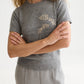 Lavender סוודר לנשים Embroidered Short-Sleeved SCOTCH & SODA