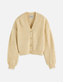Tan קרדיגן לנשים Fuzzy Relaxed SCOTCH & SODA
