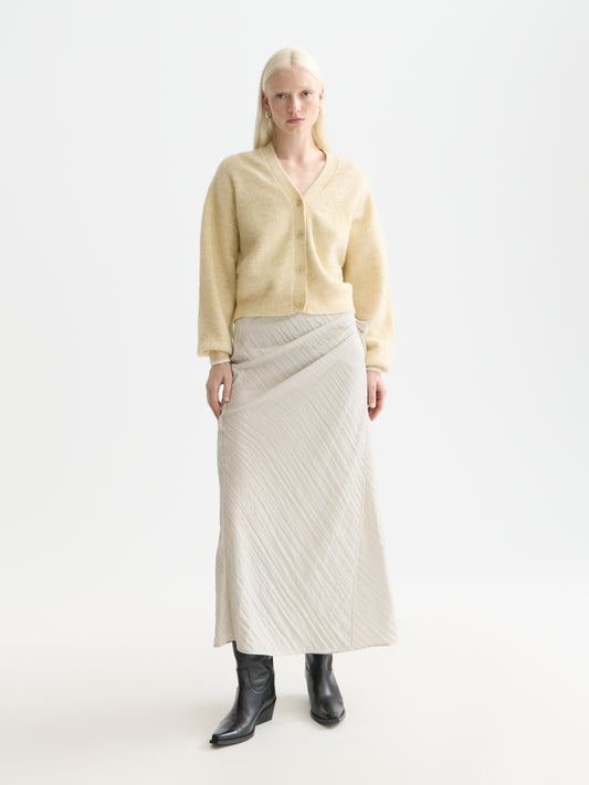 Light Gray קרדיגן לנשים Fuzzy Relaxed SCOTCH & SODA