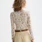 Dark Gray סוודר לנשים All Over Printed Long SCOTCH & SODA