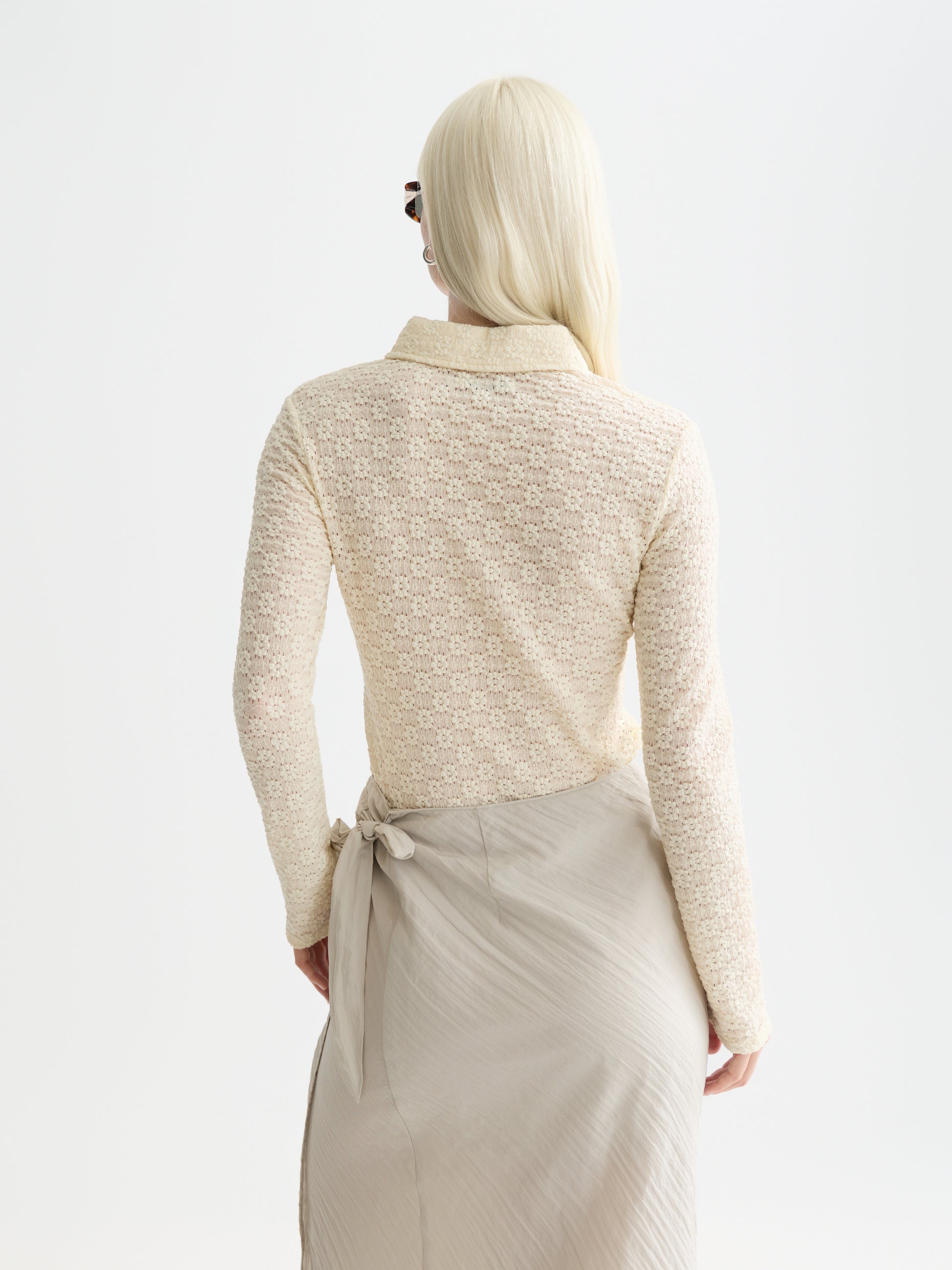 Gray קרדיגן רוכסן לנשים Open Structure SCOTCH & SODA