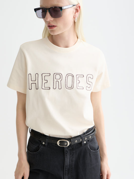 Lavender טי שירט לנשים Washed Artwork - מהדורת 40 שנה SCOTCH & SODA