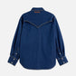 Midnight Blue חולצה מכופתרת ארוכה לנשים Western Denim SCOTCH & SODA