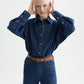 Lavender חולצה מכופתרת ארוכה לנשים Western Denim SCOTCH & SODA