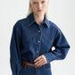 Lavender חולצה מכופתרת ארוכה לנשים Western Denim SCOTCH & SODA