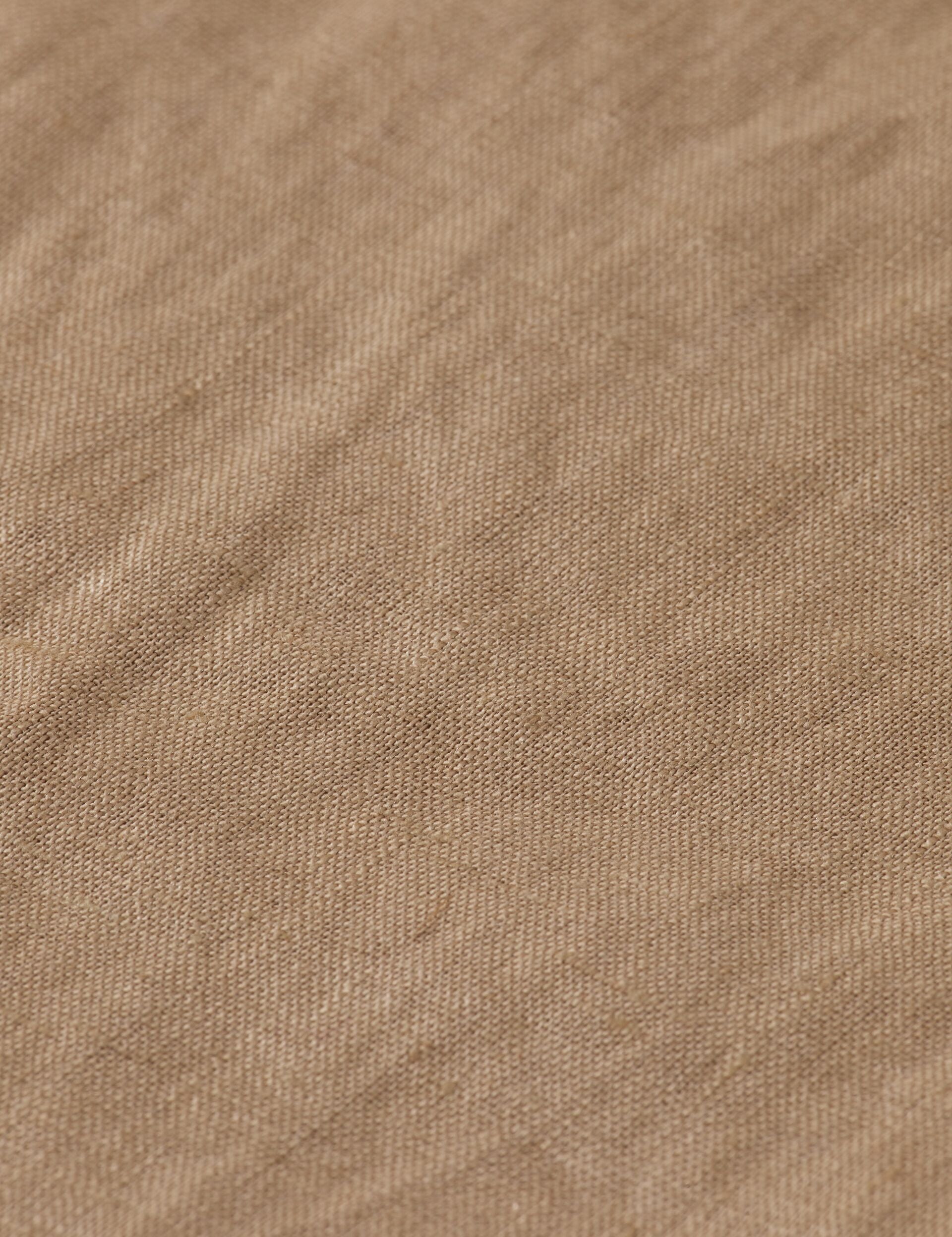 Rosy Brown חולצת פשתן מכופתרת ארוכה לנשים Linen SCOTCH & SODA