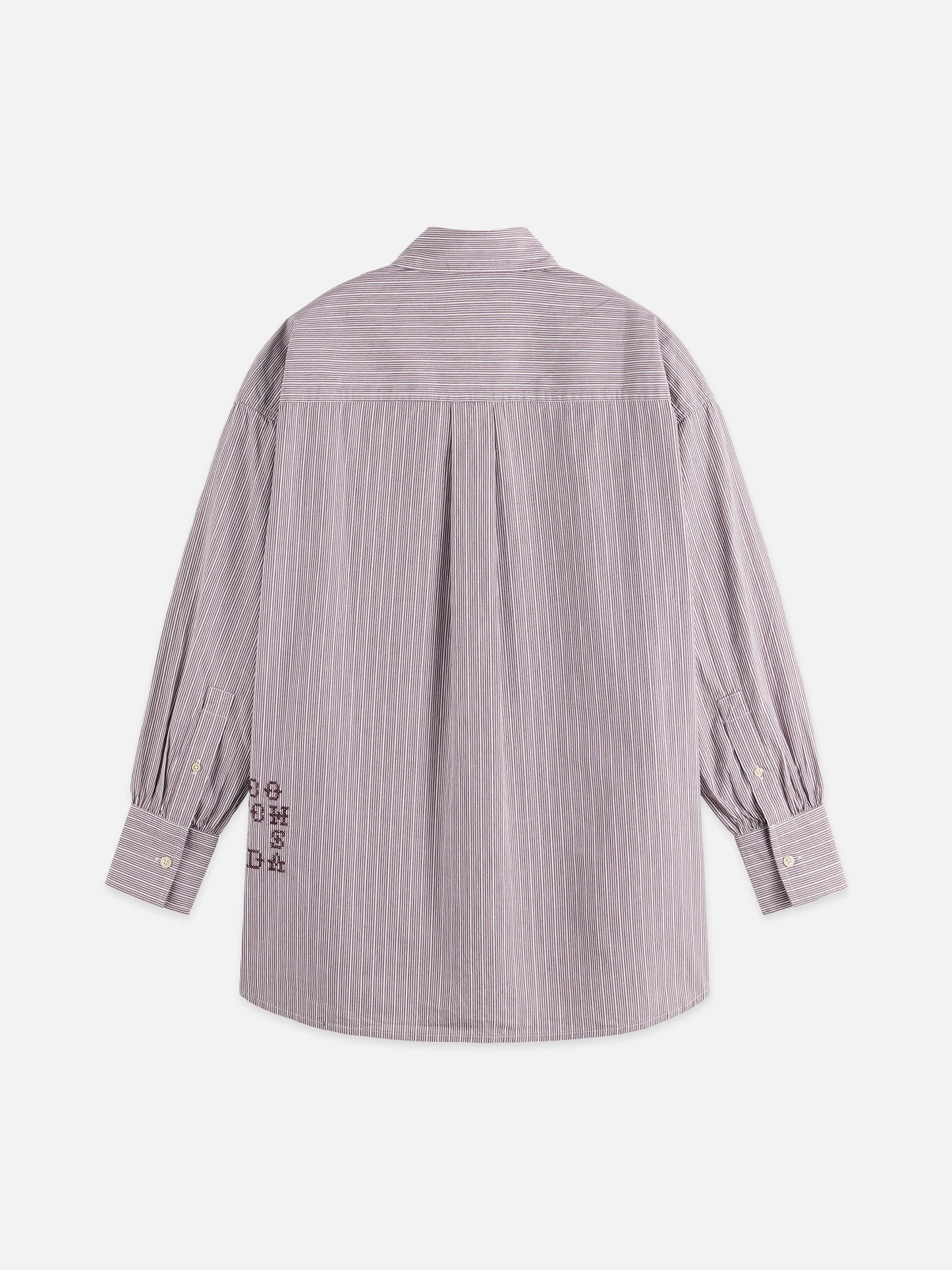 White Smoke חולצה מכופתרת ארוכה לנשים Embroidery girlfriend SCOTCH & SODA