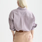Lavender חולצה מכופתרת ארוכה לנשים Embroidery girlfriend SCOTCH & SODA
