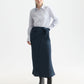 White Smoke חולצה מכופתרת ארוכה לנשים Regular Fit Poplin Shirt SCOTCH & SODA
