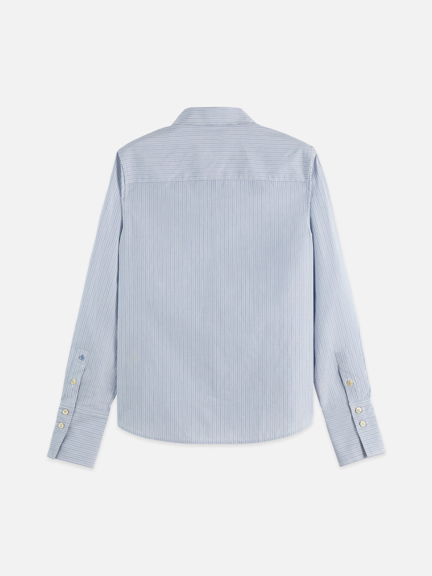Gray חולצה מכופתרת ארוכה לנשים Regular Fit Poplin Shirt SCOTCH & SODA
