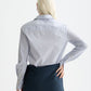White Smoke חולצה מכופתרת ארוכה לנשים Regular Fit Poplin Shirt SCOTCH & SODA
