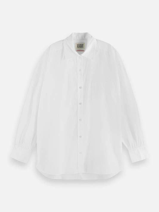 Lavender CORE GIRLFRIEND POPLIN SHIRT חולצה מכופתרת ארוכה SCOTCH & SODA