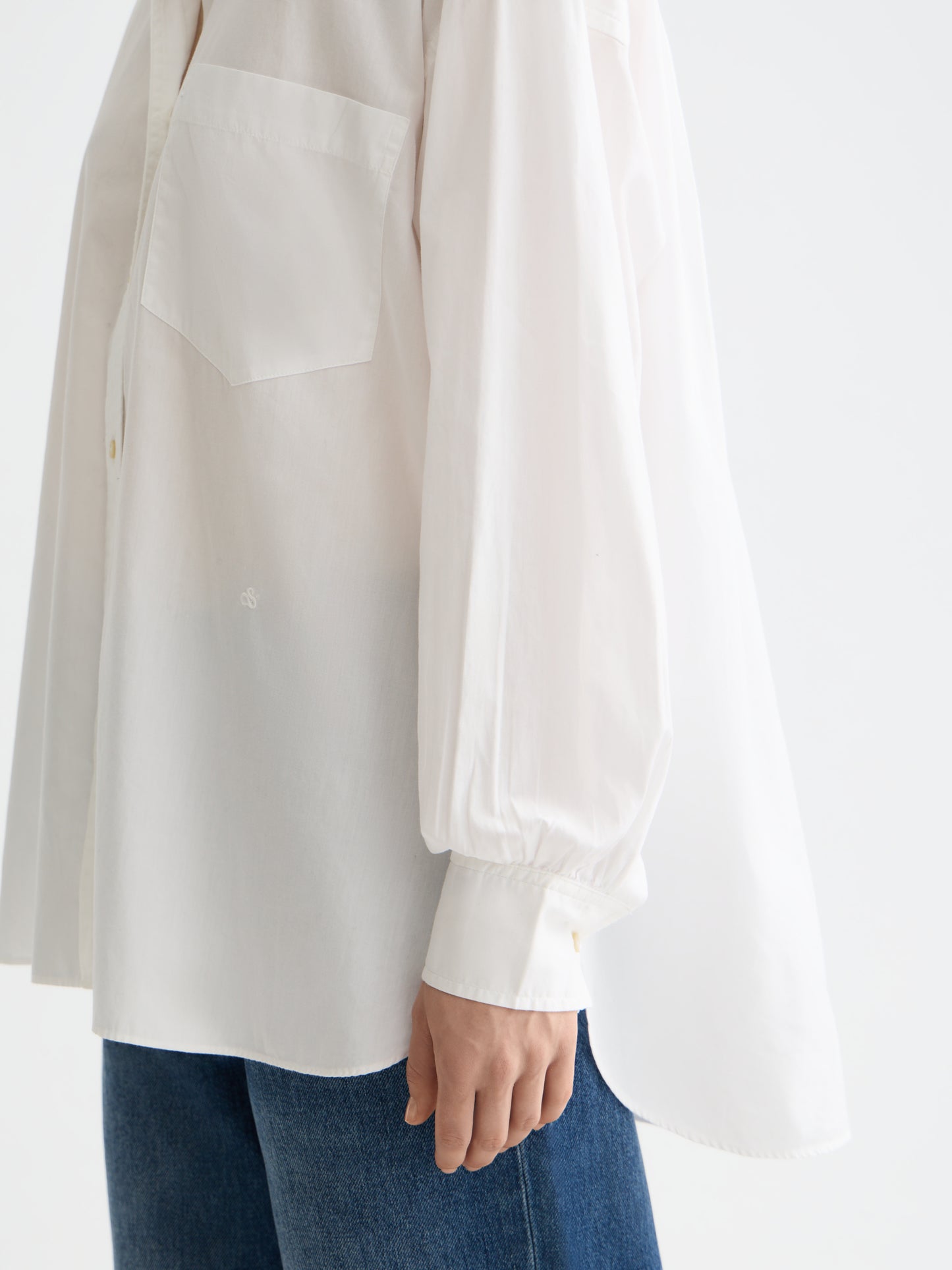 Lavender CORE GIRLFRIEND POPLIN SHIRT חולצה מכופתרת ארוכה SCOTCH & SODA